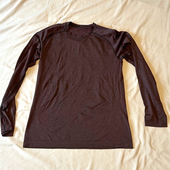LULULEMON | Wundermost Nulu Crewneck | Espresso / burgundy - Picture 1 of 4